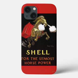 Mechanical Horse with Shell Oil iPhone 13 Case