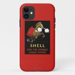 Mechanical Horse with Shell Oil iPhone 11 Case