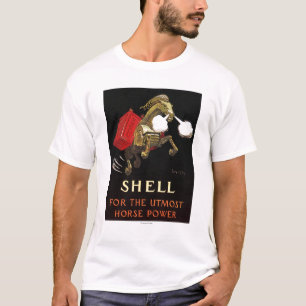 Mechanical Horse with Shell Oil T-Shirt