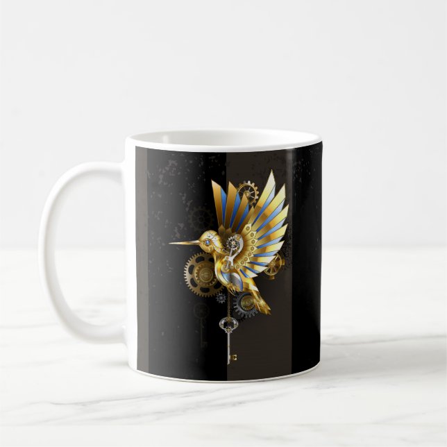 Mechanical Hummingbird Coffee Mug (Left)