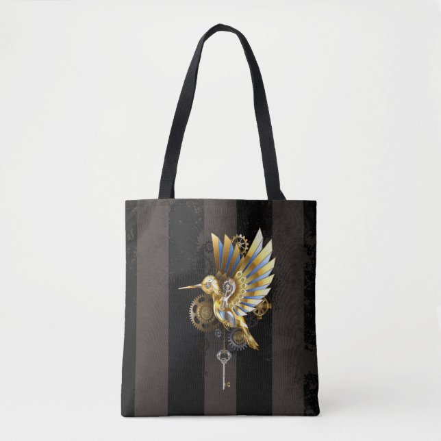 Mechanical Hummingbird Tote Bag (Front)