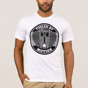 Mechanical Kinetic Piston Circular Mark T-Shirt