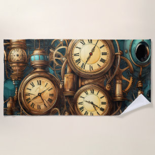Mechanical Marvels Beach Towel
