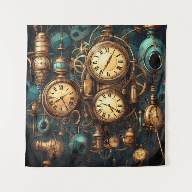 Mechanical Marvels Tapestry (Front)