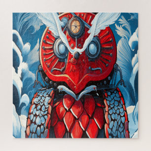 Mechanical owl jigsaw puzzle