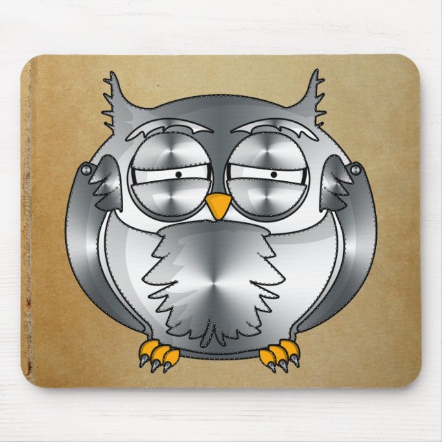 mechanical owl mouse mat (Front)