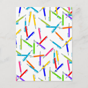 Mechanical Pencils Art Teacher, Postcard