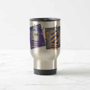 Mechanical Robot Cartoon Travel Mug