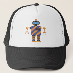 Mechanical Robot Cartoon Trucker Hat