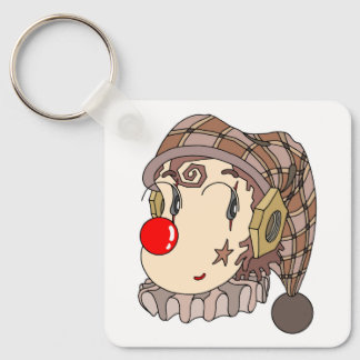 Mechanical "romantic clown" with a lovely smile. key ring