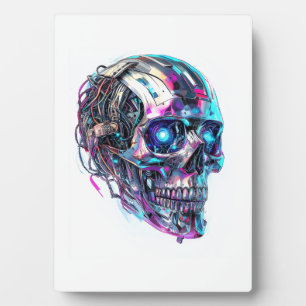 Mechanical Skull Matrix Plaque