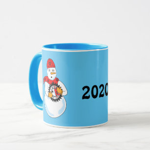 Mechanical Snowman Mug