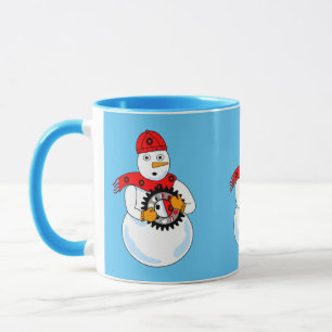 Mechanical Snowman Mug