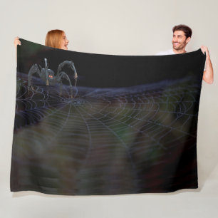 MECHANICAL SPIDER FLEECE BLANKET
