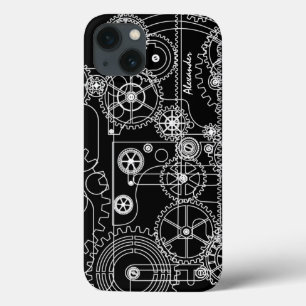 Mechanical Steam Punk Gears iPhone 13 Case