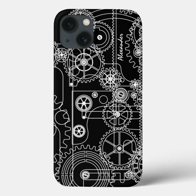 Mechanical Steam Punk Gears Case-Mate iPhone Case (Back)