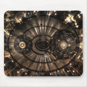 Mechanical Steampunk Zodiac Constellations Mouse Mat