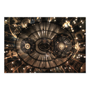Mechanical Steampunk Zodiac Constellations Photo Print