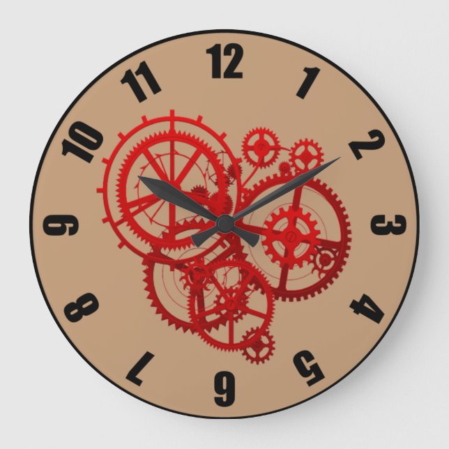 Mechanical style clock (Front)