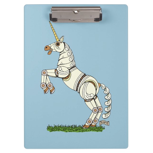 Mechanical Unicorn Clipboard (Front)