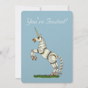 Mechanical Unicorn Invitation