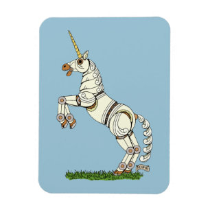 Mechanical Unicorn Magnet