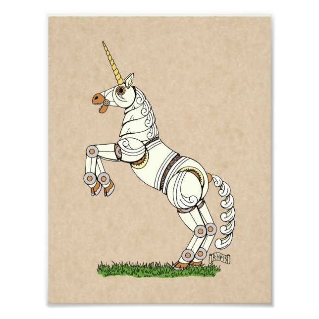 Mechanical Unicorn Photo Print (Front)