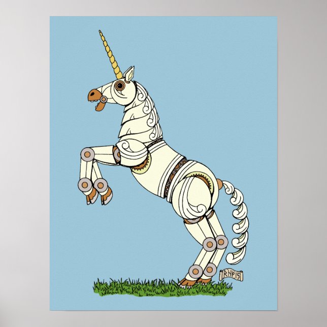 Mechanical Unicorn Poster (Front)