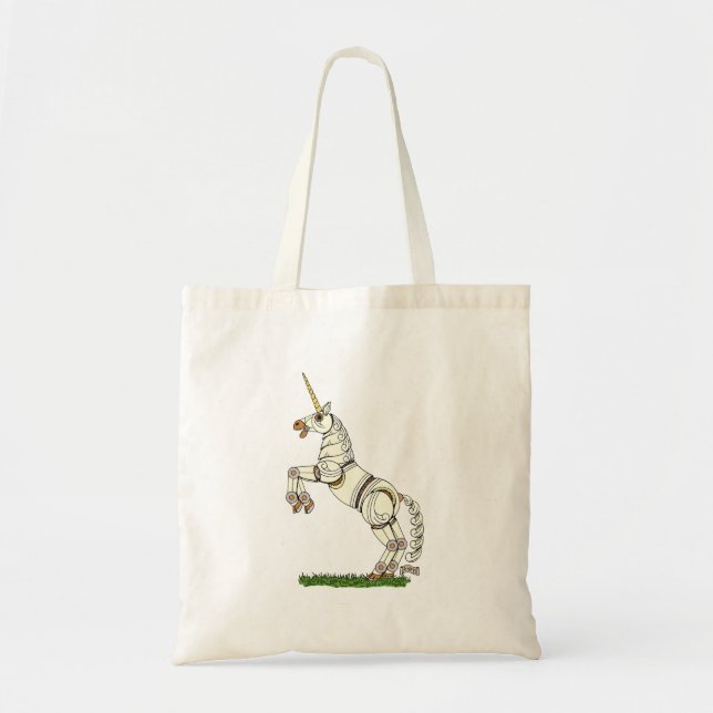Mechanical Unicorn Tote Bag (Front)