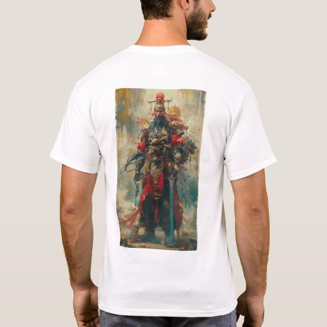 Mechanical Warrior Guan Yu T-Shirt (Back)