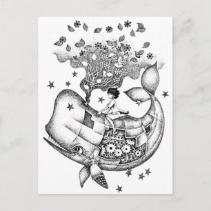 Mechanical Whale Postcard