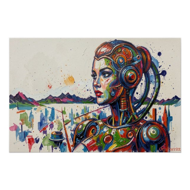 MECHANICAL WOMAN POSTER (Front)