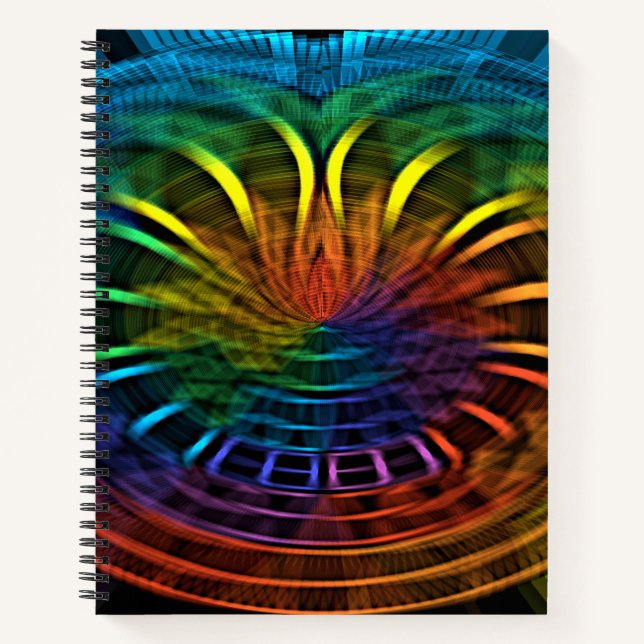 Mechanical Workings of a Rainbow Notebook (Front)