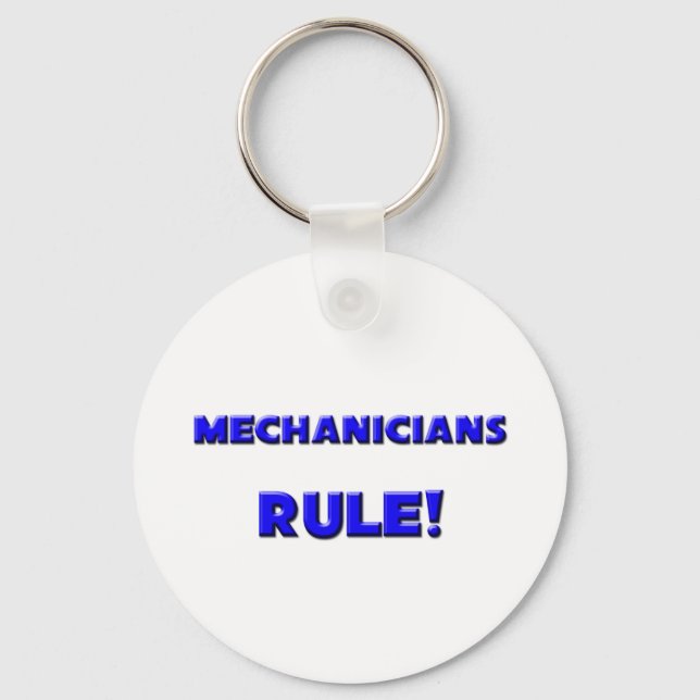 Mechanicians Rule! Key Ring (Front)