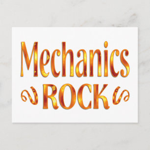 Mechanics Rock Postcard