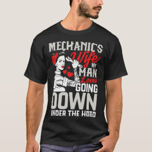 Mechanics Wife retro screw nut bolt gift T-Shirt