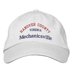 Mechanicsville Hanover County Embroidered Baseball Hat