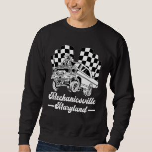 Mechanicsville Maryland Vintage Gasser Nostalgic D Sweatshirt