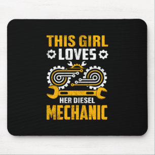 MechanicThis Girl Loves Her Mechanic Mouse Mat