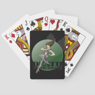 MechCorps' "Death From Above" logoed Playing Cards