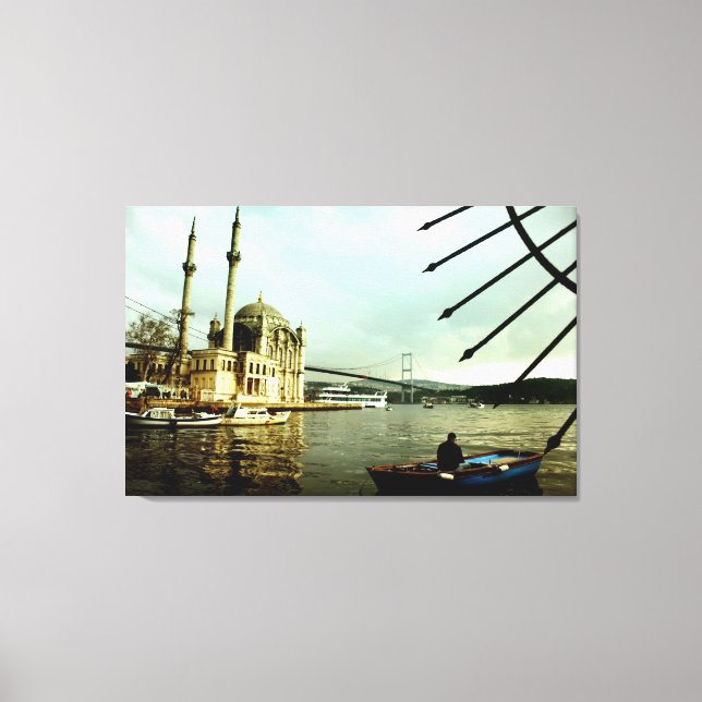 Mecidiye Mosque Ortaköy Canvas Print (Front)