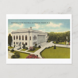 Mecklenburg County Court House in Charlotte, NC Postcard