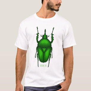 Mecynorhina torquata bug cartoon illustration T-Shirt