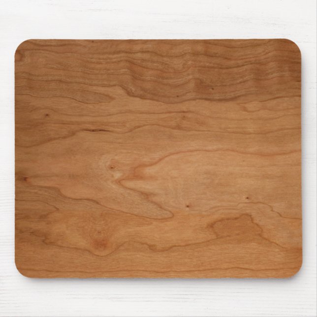 Med-Lt Wood Grain Mouse Mat (Front)