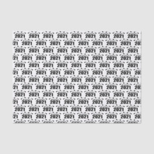 Med School Grad 2021 Graduation Tissue (Black) Paper