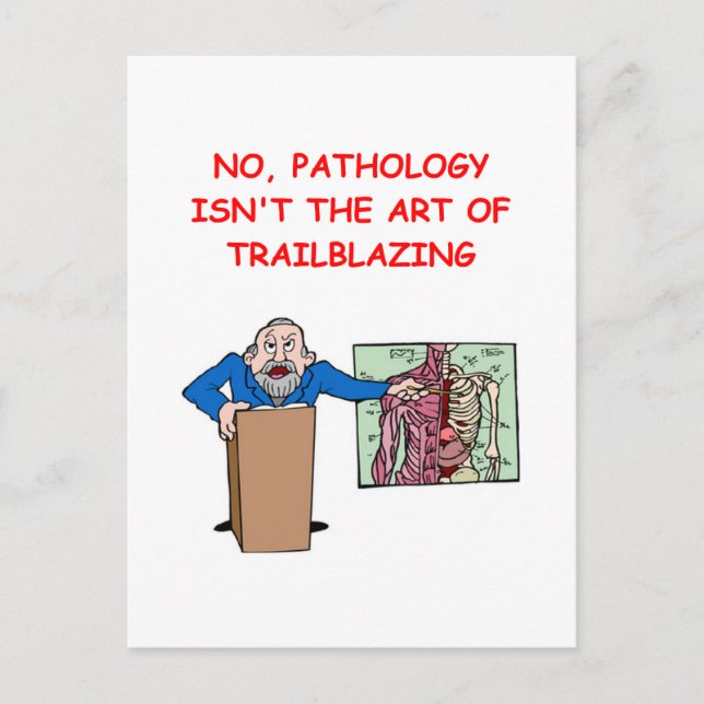med school joke postcard (Front)