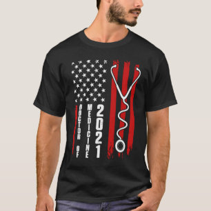 Med School Learning Medical Doctor MD Degree Gradu T-Shirt