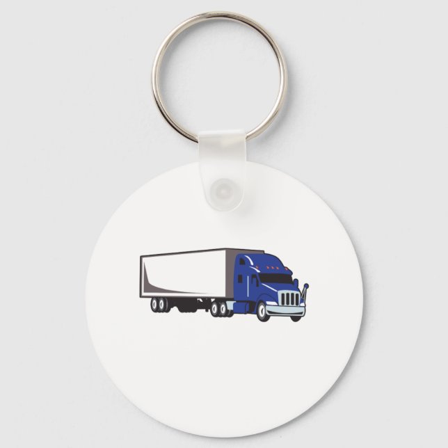MED SEMI TRUCK KEY RING (Front)