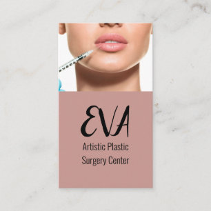Med Spa Injectors Plastic Surgeon Business Card