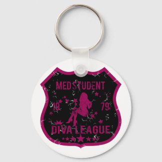 Med Student Diva League Key Ring